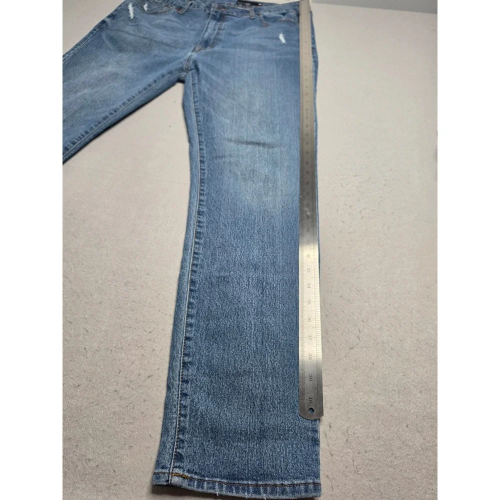 WXYZ Nomad Jeans Men 36x30 Blue Denim Cotton Stretch Slim Fit Distressed Outdoor